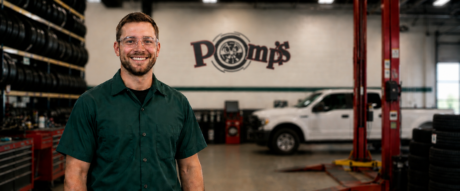 Pomp's Tire Service team